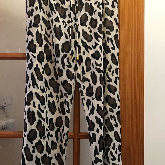 Michael Kors wide pants/ coverup - Picture 2 of 9
